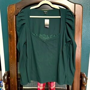 Torrid Green Top